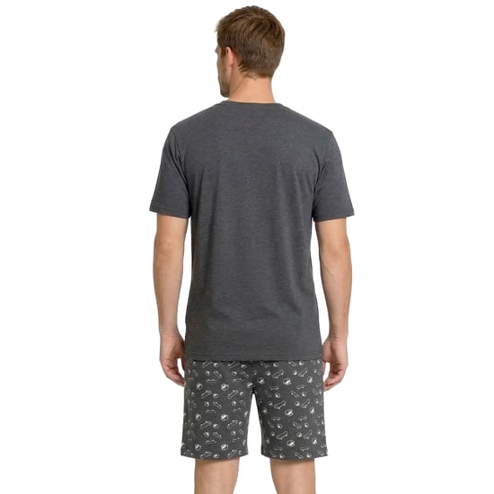 Pijamas de algodón cortos para hombre de verano KL30000 - Image 3