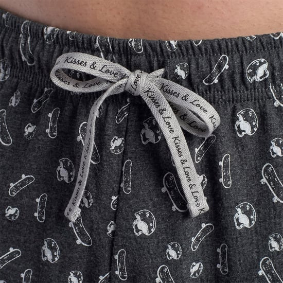 Pijamas de algodón cortos para hombre de verano KL30000 - Image 6