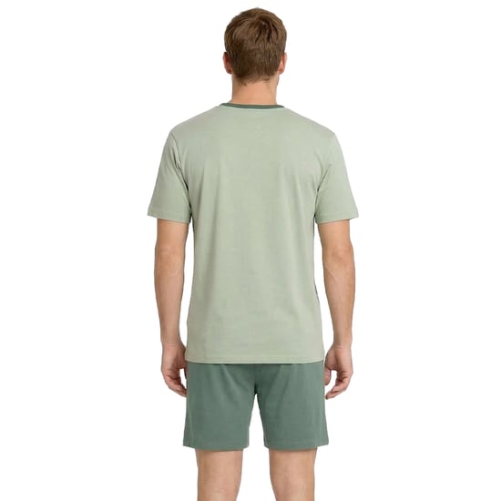 Pijamas de algodón cortos para hombre de verano KL30000 - Image 3