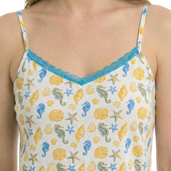 Pijamas de Verano para Mujer con Tirantes Finos en Algodón KL45200 - Image 2