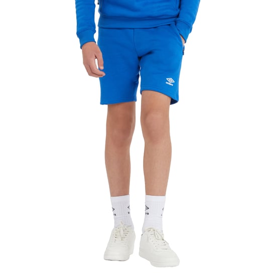 Umbro Childrens/Kids Club Leisure Shorts (Royal Blue/White) - Image 3