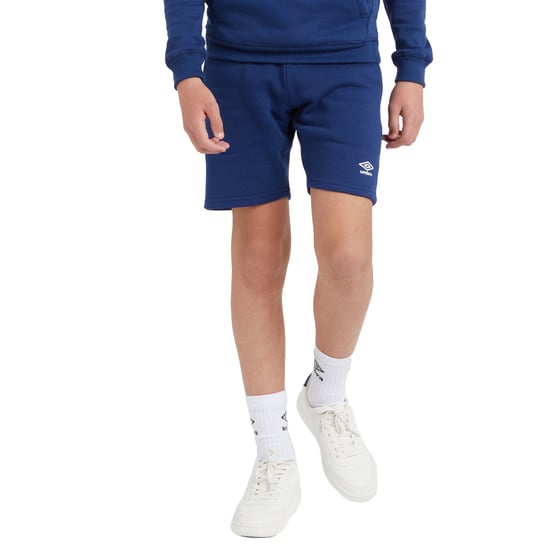 Umbro Childrens/Kids Club Leisure Shorts (Navy/White) - Image 3