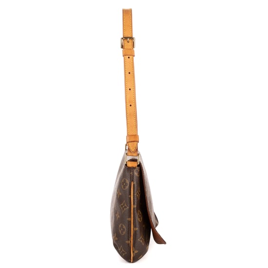 Louis Vuitton Musette Tango en Brown Lienzo recubierto - Image 4