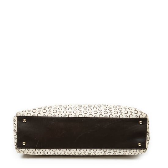 Celine Vintage Horizontal Tote en Beige Lienzo - Image 6
