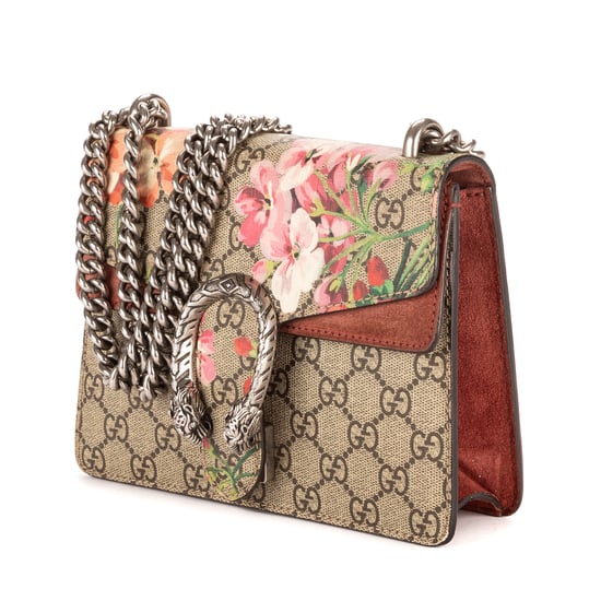 Gucci Blooms Dionysus Mini en Beige/Borgoña Lienzo recubierto - Image 2