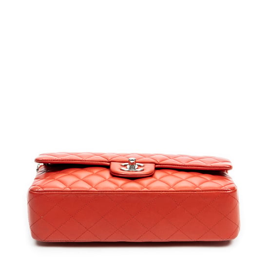 Chanel Classic Double Flap 26 en rojo Cuero de ternero - Image 6