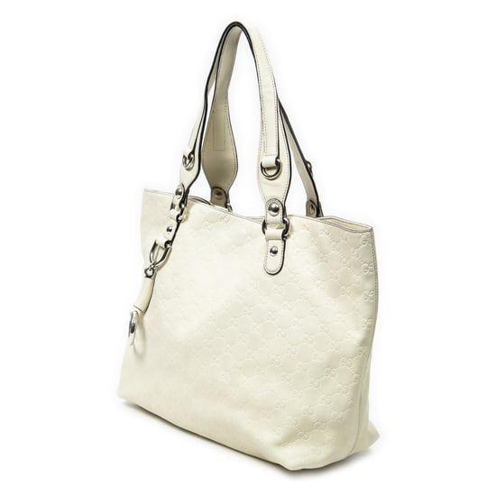 Gucci Icon Bit Tote  en Blanco Cuero de ternero - Image 2