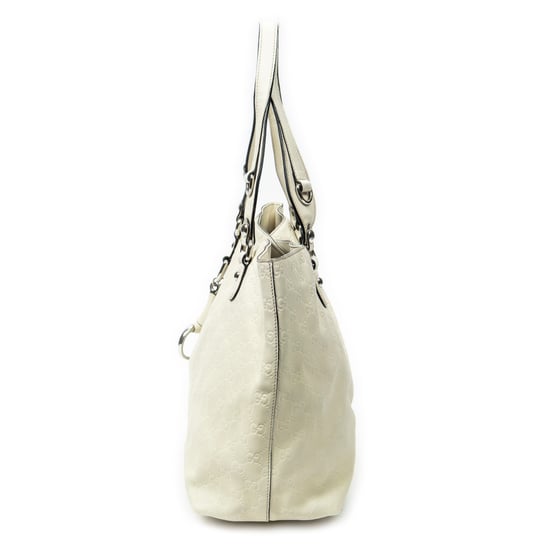 Gucci Icon Bit Tote  en Blanco Cuero de ternero - Image 3