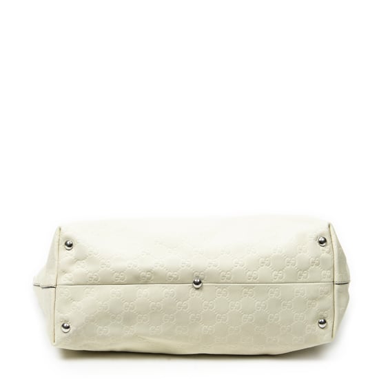 Gucci Icon Bit Tote  en Blanco Cuero de ternero - Image 6