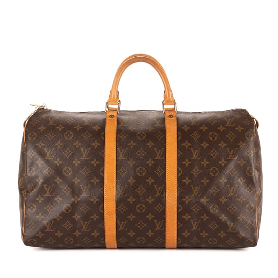 Louis Vuitton Keepall 50 en Brown Lienzo recubierto - Image 1