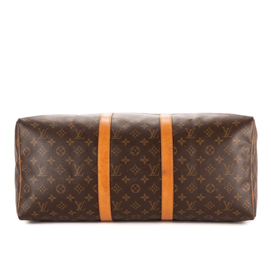 Louis Vuitton Keepall 50 en Brown Lienzo recubierto - Image 6