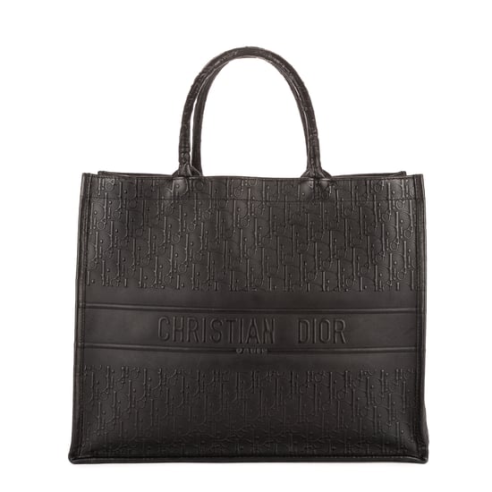 Dior Book Tote Large en Black Cuero de ternero - Image 1