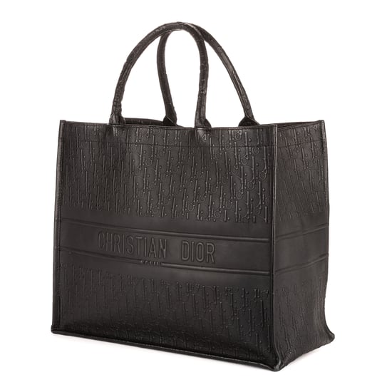 Dior Book Tote Large en Black Cuero de ternero - Image 2