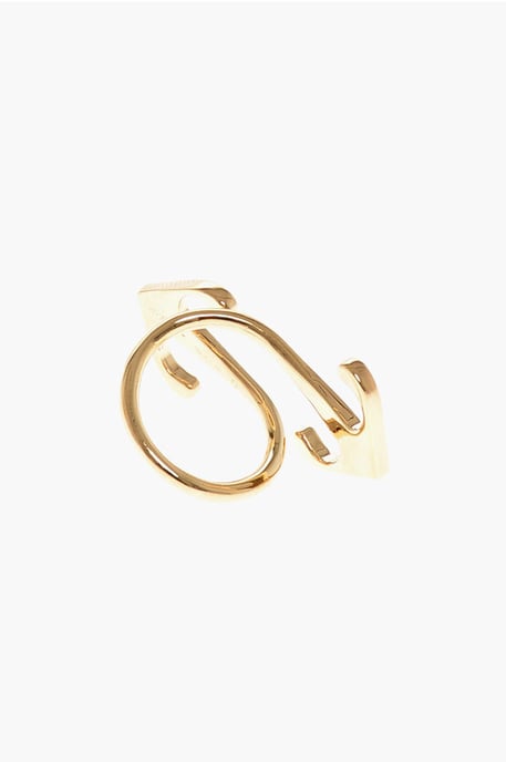 Anillo MONO ARROW de latón con efecto dorado - Image 2