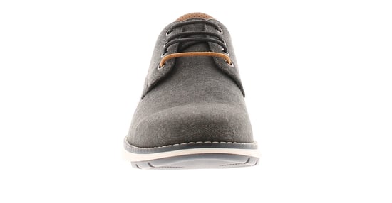 Zapatos de hombre Hush Puppies de lona con almohadilla de memoria Bruce gris - Image 3