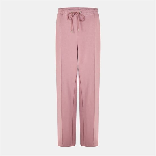 Joggers Rectos con Patrón Sólido de Ted Baker para Mujer en Rosa Empolvado - Image 1