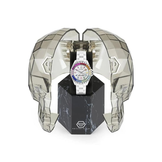 Reloj de vestir de cerámica blanca Philipp Plein - Image 2
