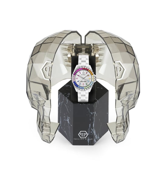 Reloj de vestir de cerámica blanca Philipp Plein - Image 4