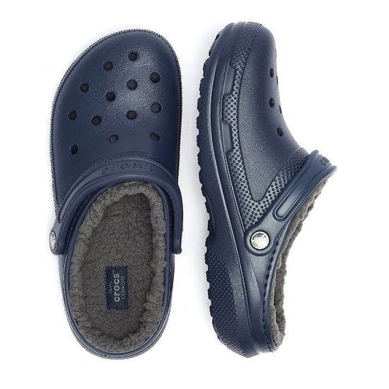Crocs Classic Lined Clogs Mens Navy - Image 6