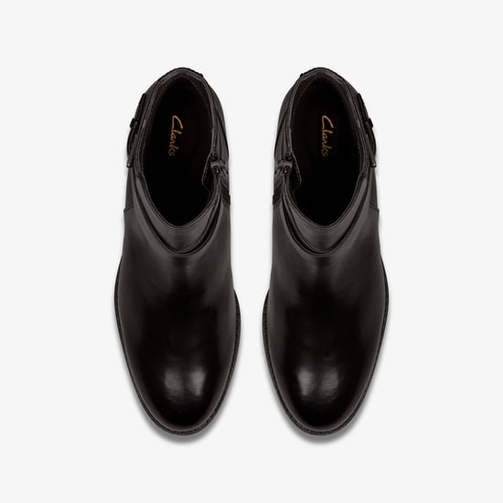 Hamble Buckle Black Leather Botas - Image 6