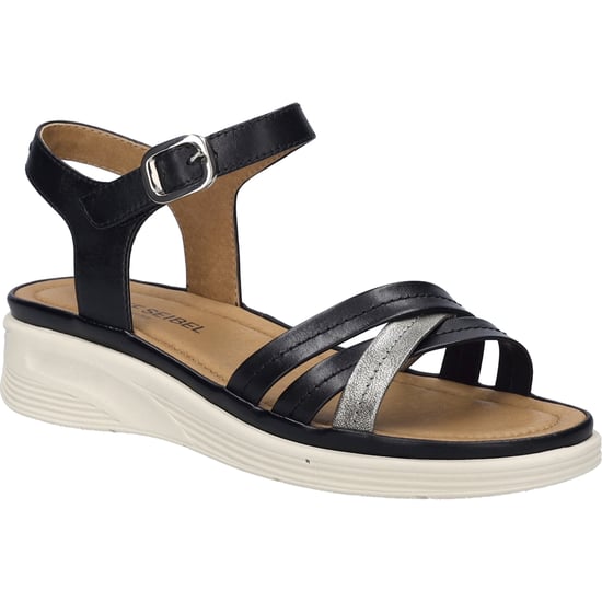JOSEF SEIBEL Señoras Sandalia Sevran 02 en negro - Image 1