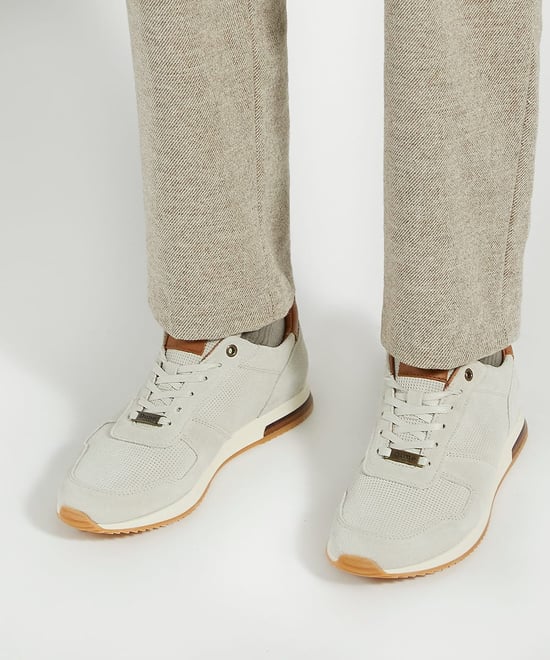 Dune Mens Trilogy - Lace-Up Runner Trainers - Image 3