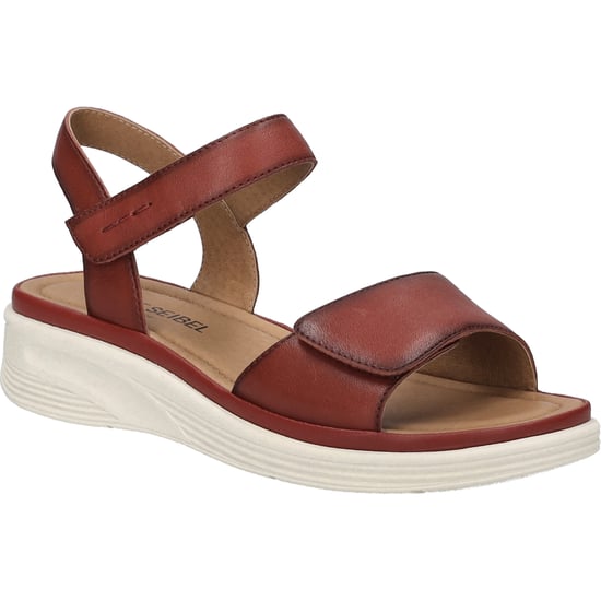 JOSEF SEIBEL Señoras Sandalia Sevran 01 en rojo - Image 1