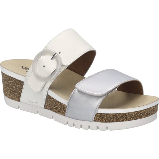 JOSEF SEIBEL Señoras Sandalia Quinn 14 en plata - Image 1