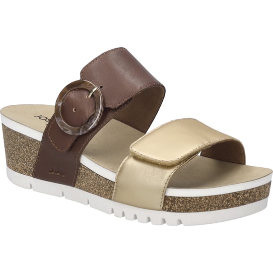 JOSEF SEIBEL Señoras Sandalia Quinn 14 en oro - Image 1
