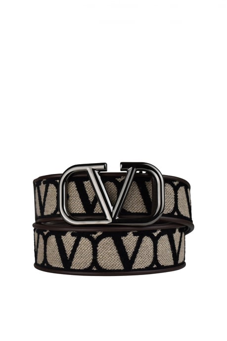 Valentino Garavani Cinturón Vlogo Beige - Image 2
