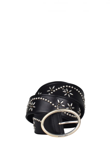 Saint Laurent Cinturón con tachuelas Negro - Image 2