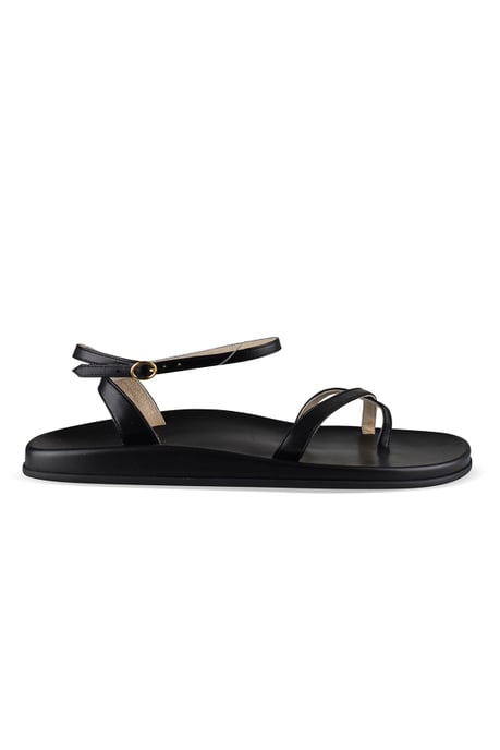 THE ROW Sandalias Hugh Negro - Image 1