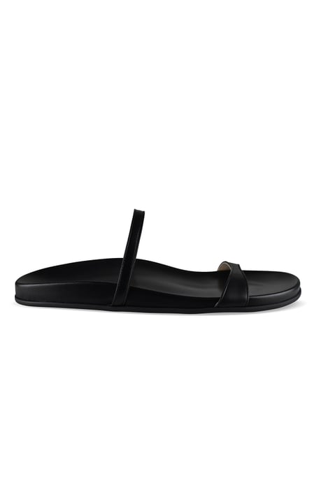 THE ROW Sandalias Hugh Negro - Image 1