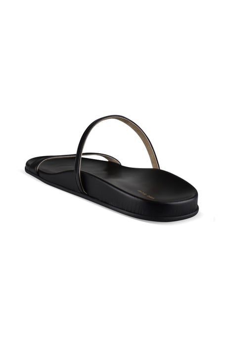 THE ROW Sandalias Hugh Negro - Image 3