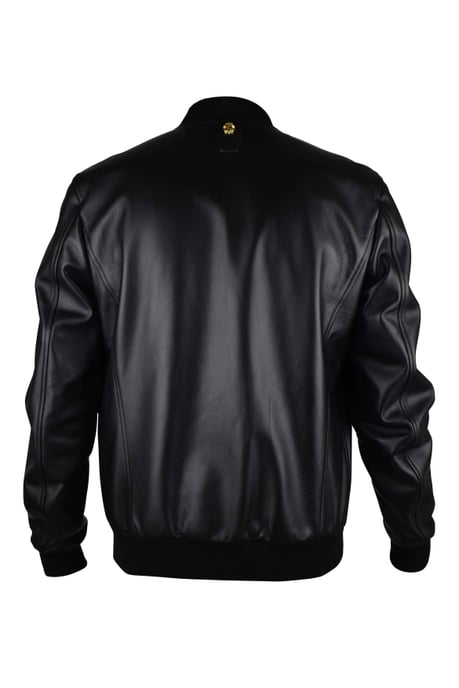 Billionaire Chaqueta de cuero Negro - Image 2