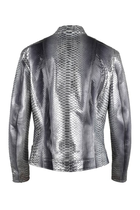Philipp Plein Chaqueta de cuero Plateado - Image 2