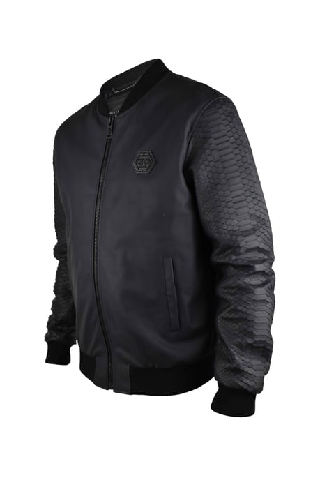 Philipp Plein Chaqueta de cuero Negro - Image 4