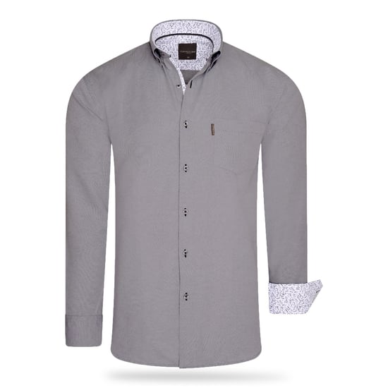 Cappuccino Italia Camisas Regular Fit Camisa Gris Antracita - Image 1