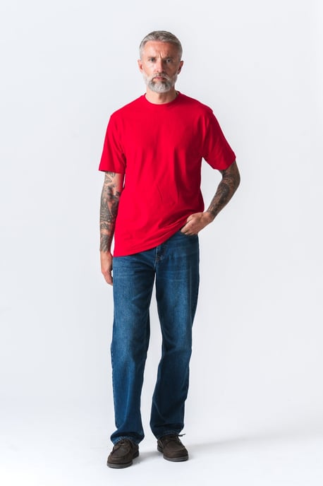 Camiseta oversize - Rojo - Image 2