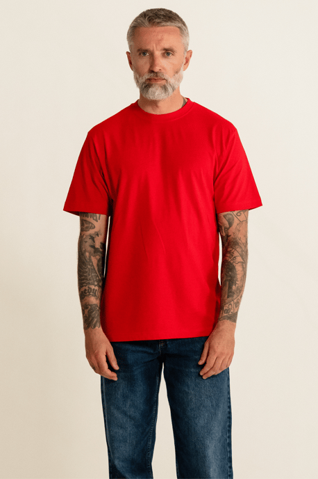 Camiseta oversize - Rojo - Image 3