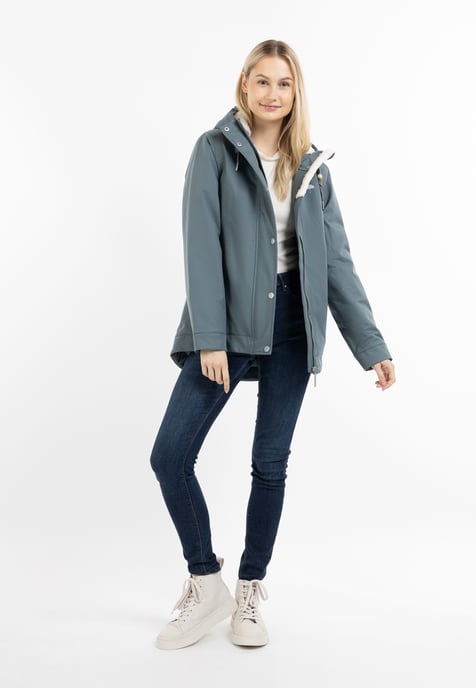 Schmuddelwedda Winter jacket women blue-grey - Image 2