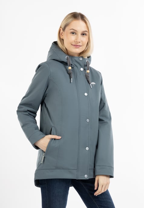 Schmuddelwedda Winter jacket women blue-grey - Image 3