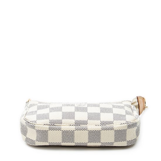Louis Vuitton Mini Pochette Accessoires en marfil Lienzo recubierto - Image 6