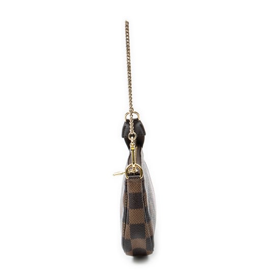 Louis Vuitton Mini Pochette Accessoires en Brown Lienzo recubierto - Image 4