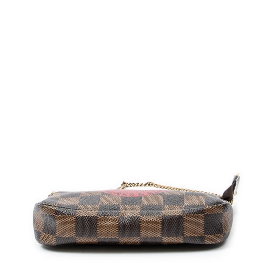 Louis Vuitton Mini Pochette Accessoires en Brown Lienzo recubierto - Image 6