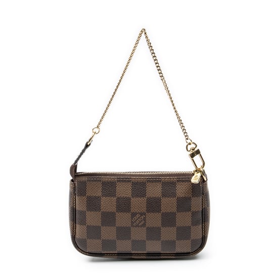 Louis Vuitton Mini Pochette Accessoires en Brown Lienzo recubierto - Image 1