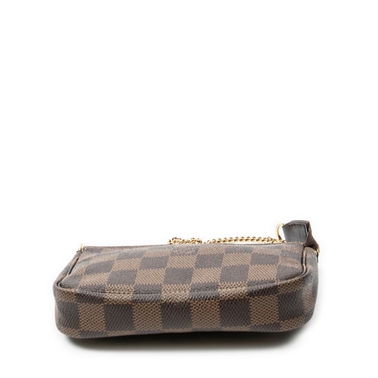 Louis Vuitton Mini Pochette Accessoires en Brown Lienzo recubierto - Image 6