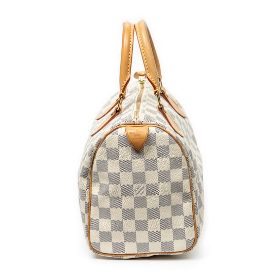 Louis Vuitton Speedy 25 en marfil Lienzo recubierto - Image 4