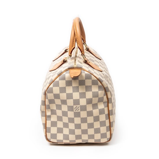 Louis Vuitton Speedy 30 en marfil Lienzo recubierto - Image 4