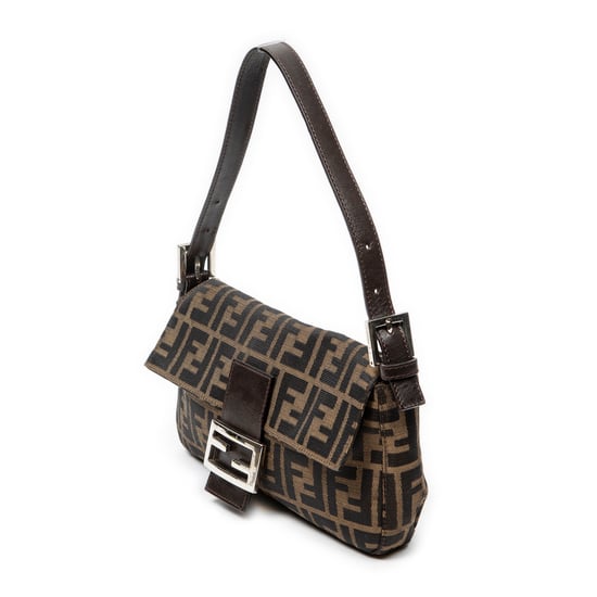 Fendi Baguette en caqui Lienzo - Image 2